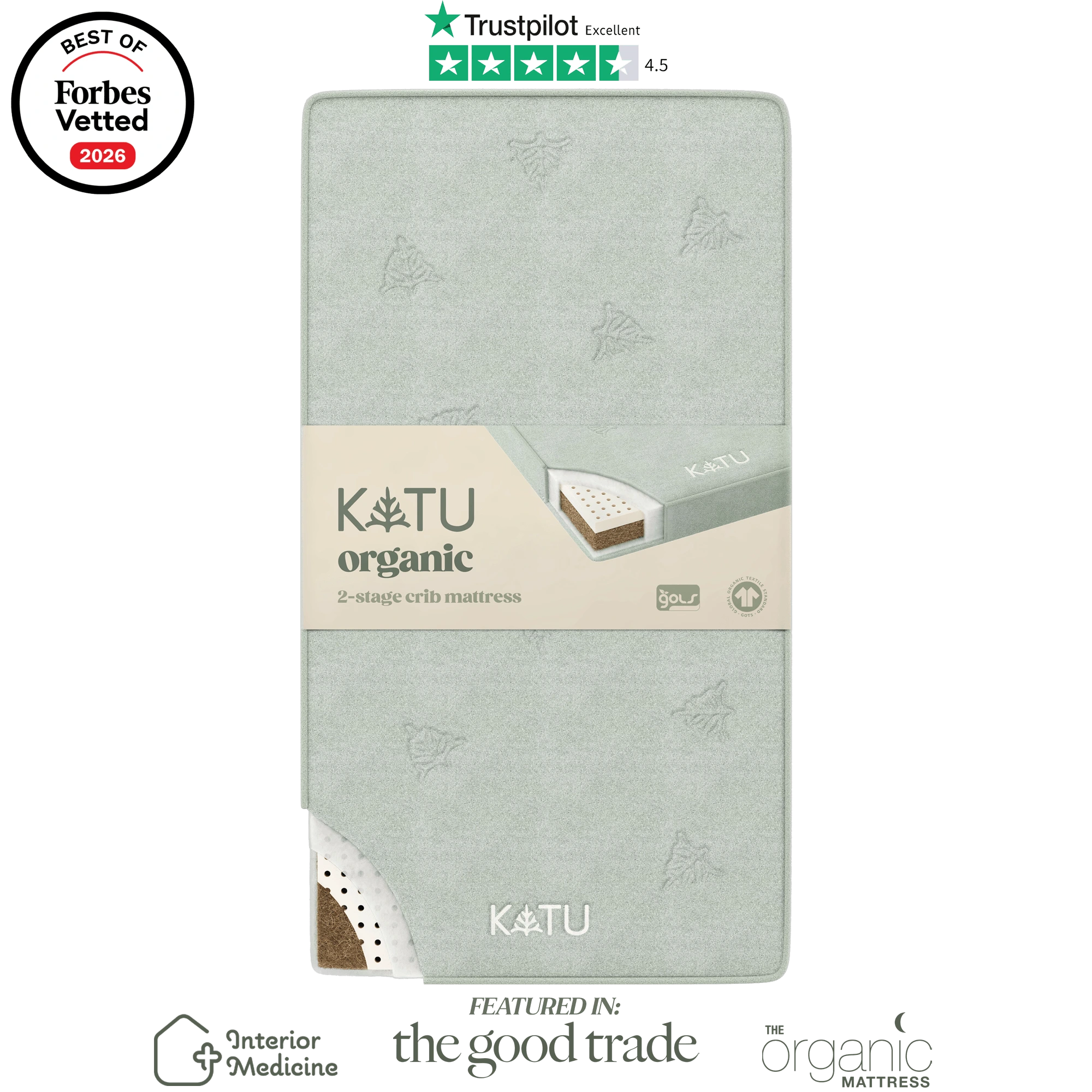 Organic 2-Stage Crib Mattress