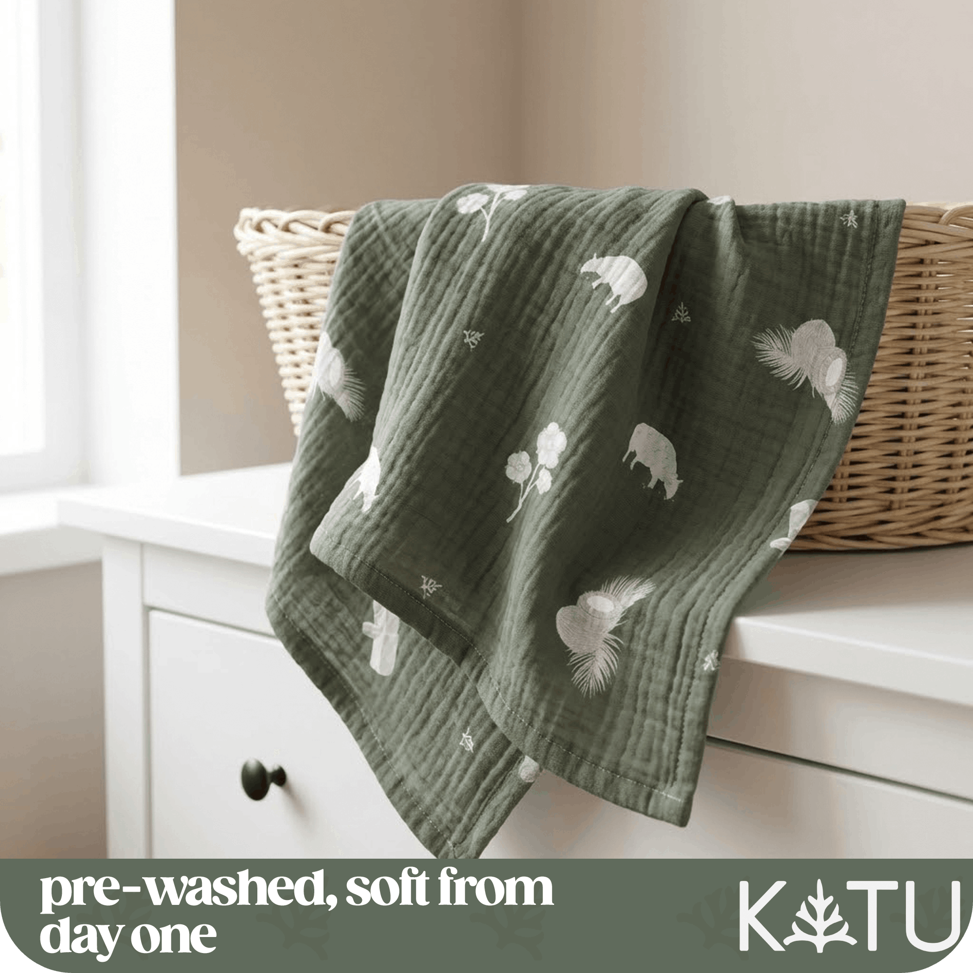 Organic Muslin Blanket (3-Pack)